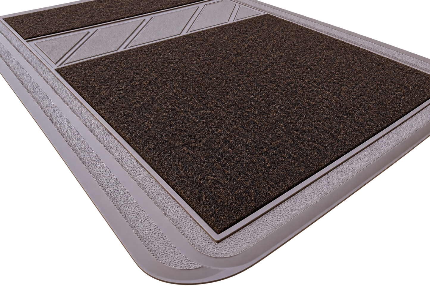 OBS Ford Chevy GMC 1500 Front Heavy Duty Carpet/Rubber Floor Mat 2 Pc Driver Passenger