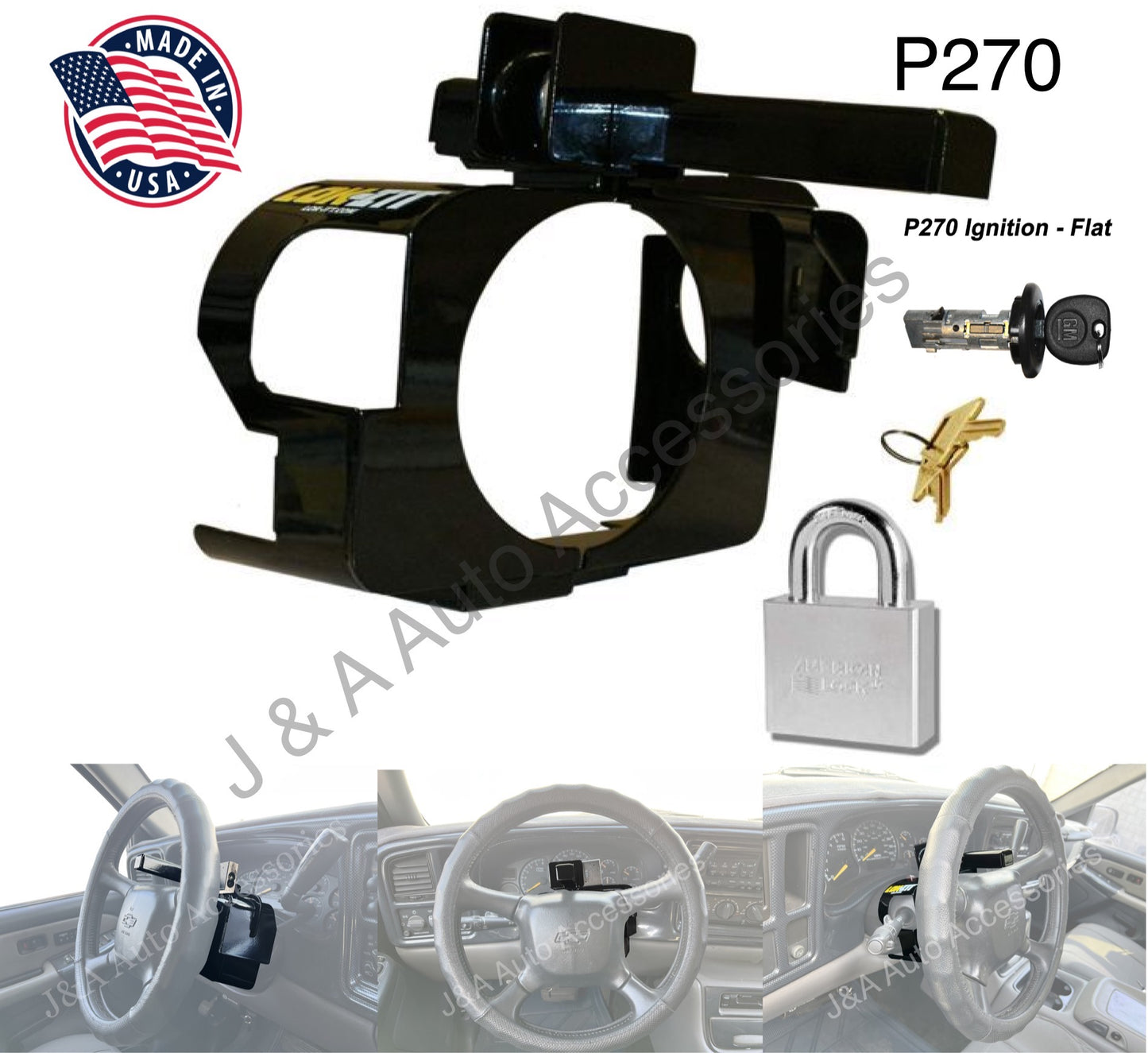 P270 Lok-Itt Steering Column Lock for GM 1994-2018