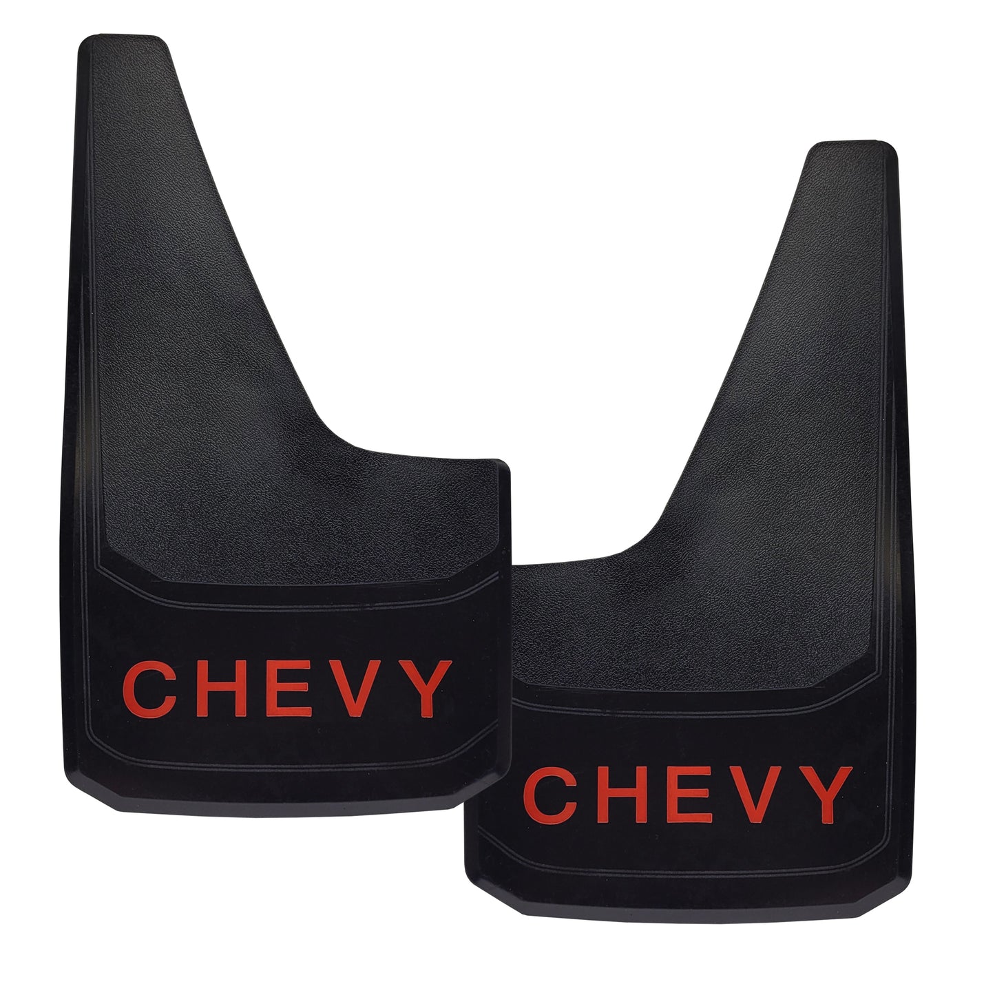 Universal Mud Flaps Fits CHEVY Style Splash Guards With Red Letters 2PCS NEW
