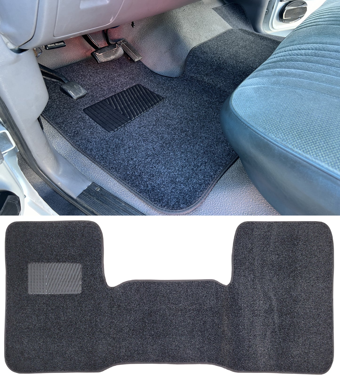 OBS Ford Chevy GMC 1500 Front Heavy Duty Carpet Floor Mat 1 Pc Driver Passenger