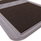 OBS Ford Chevy GMC 1500 Front Heavy Duty Carpet/Rubber Floor Mat 2 Pc Driver Passenger