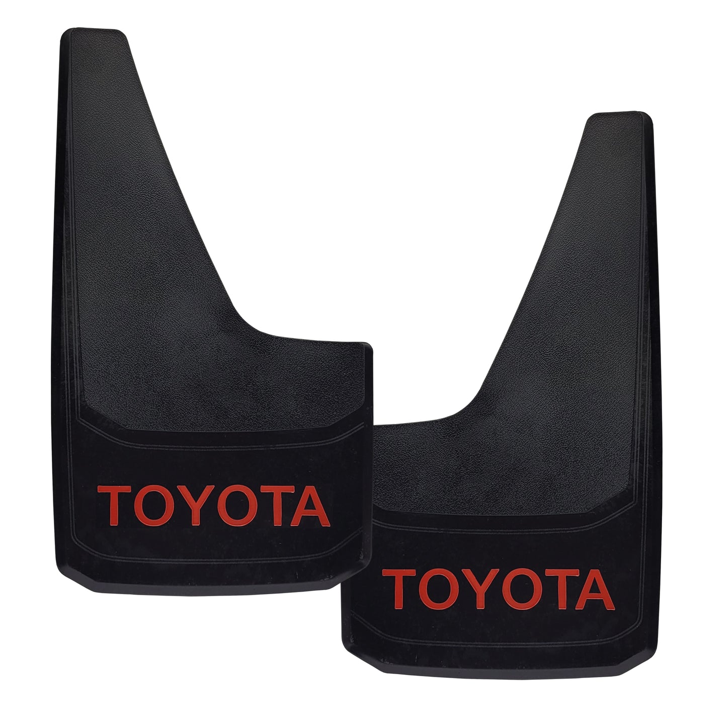 Universal Mud Flaps Fits TOYOTA Style Splash Guards With Red Letters 2PCS NEW