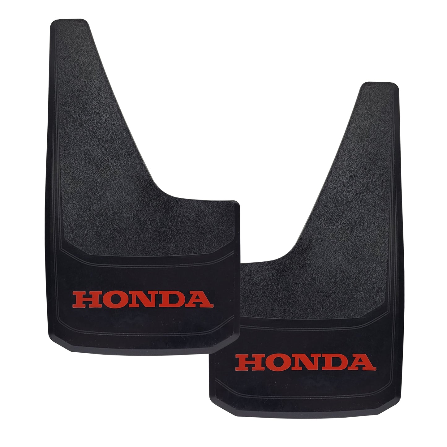 Universal Mud Flaps Fits HONDA Style Splash Guards With Red Letters 2PCS NEW