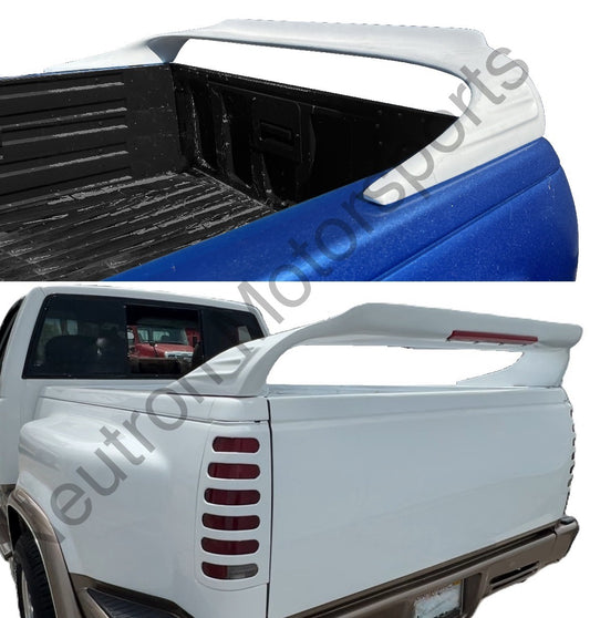 TEXAS TAIL REAR SPOILER FIBERGLASS W/ LED BRAKE LIGHT 90'S OBS 88-98 STEPSIDE 56"