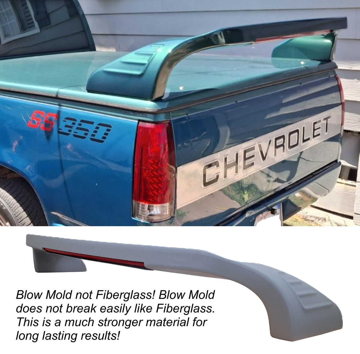 Obs Rear Spoiler TEXAS TAIL REAR SPOILER BLOW MOLD 68