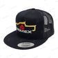 Pemex Mexico Truck Gold/White/Red Snapback Hat Black Mesh